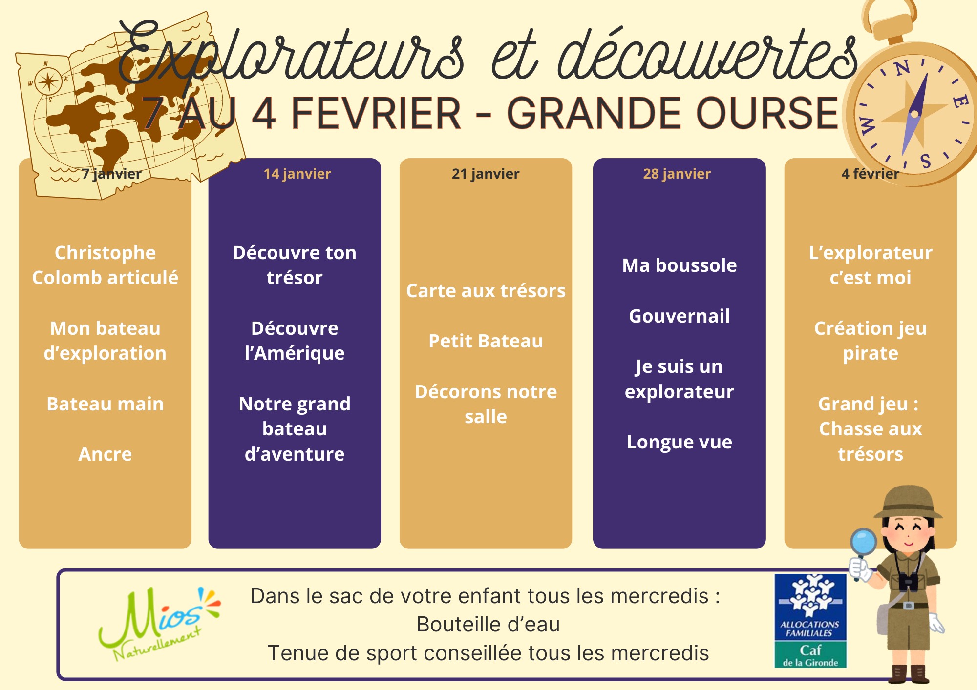 Projet d'animation GO Janvier/Février 2026